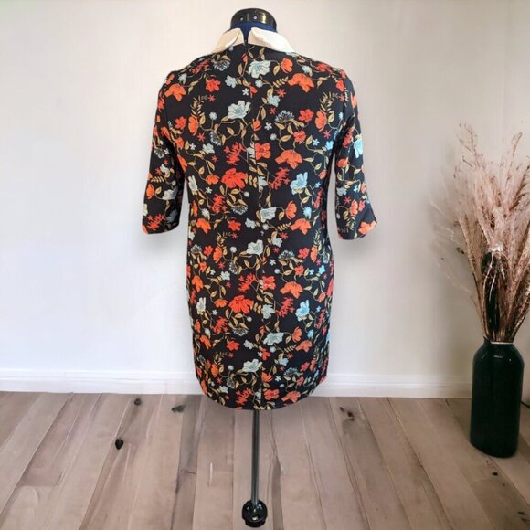 Reserved.com Floral Wednesday Adams Style Collar Dress Size US 4, UK 8, EUR 36 - Picture 3 of 13